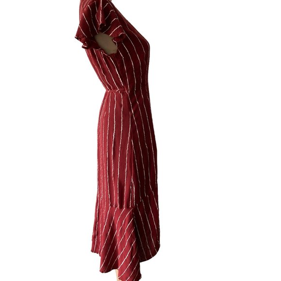 Abercrombie It's A Real Wrap Dress Hi-Low in Size S - Picture 3 of 9